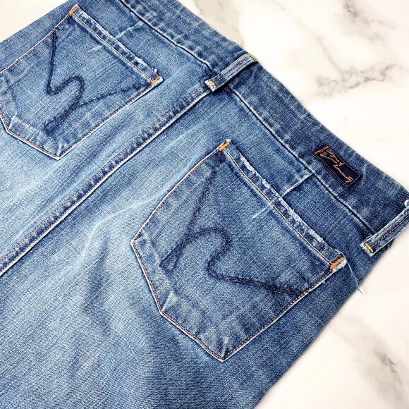 Citizens of Hummanity Womens Size 28 Sophia #300 Medium Wash Denim Skirt - Picture 10 of 12